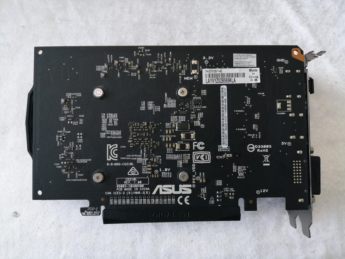 ASUS Graphics Card PH-GTX1050TI-4G