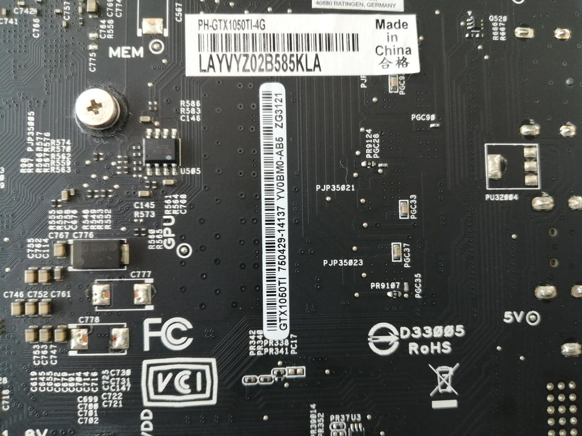 ASUS Graphics Card PH-GTX1050TI-4G