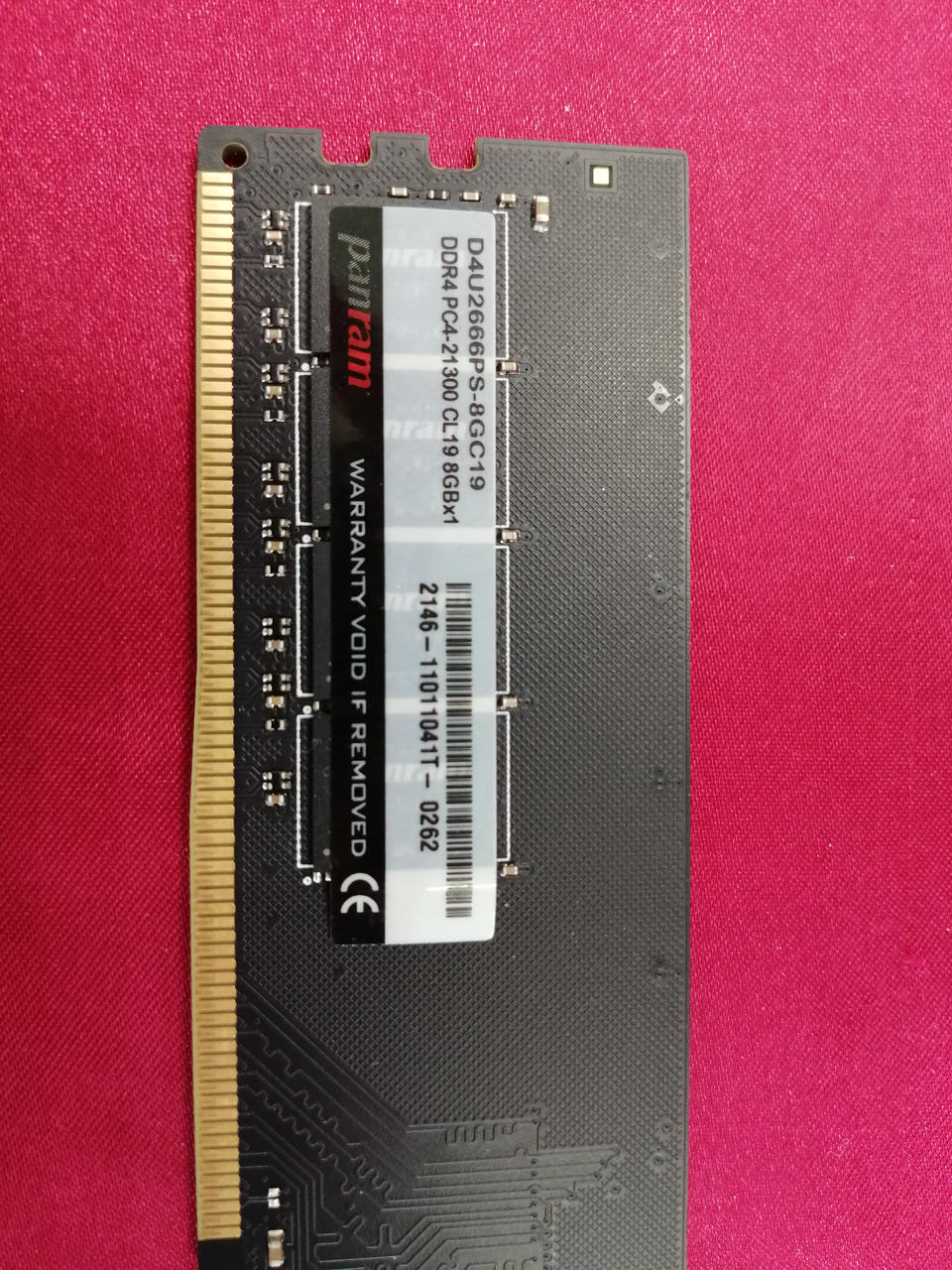 PANRAM Memory D4U2666PS-8GC19