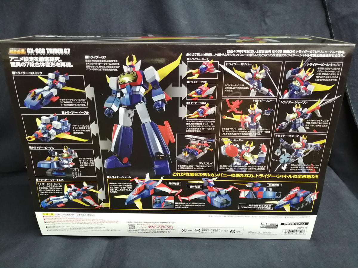 BANDAI SPILITS Chogokin Soul GX-66R Trider G7