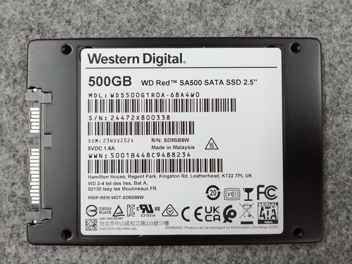 WESTERN DIGITAL 2.5-inch SSD WDS500G1R0A