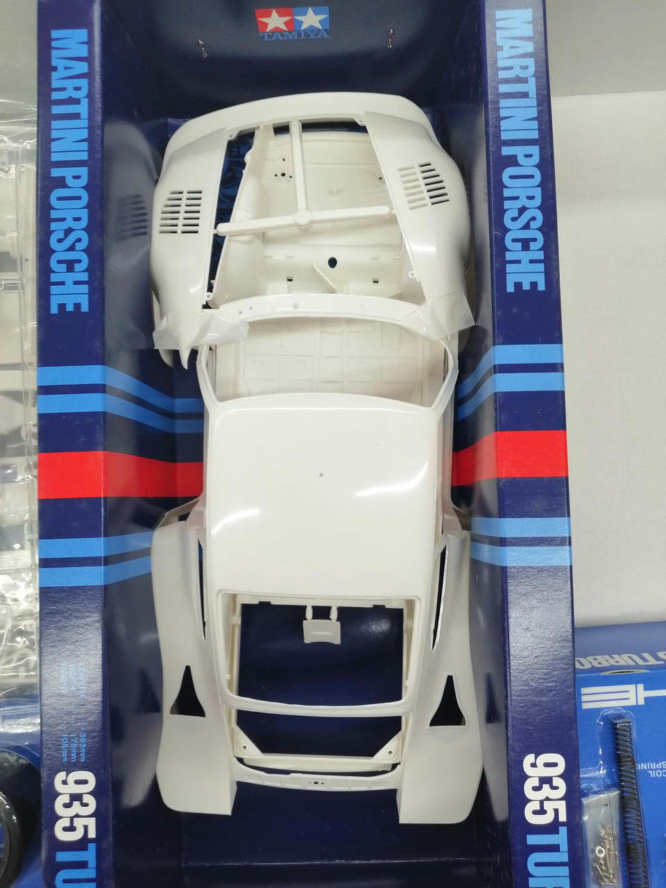 Tamiya 1/12 scale plastic model Martini Porsche 935 Turbo