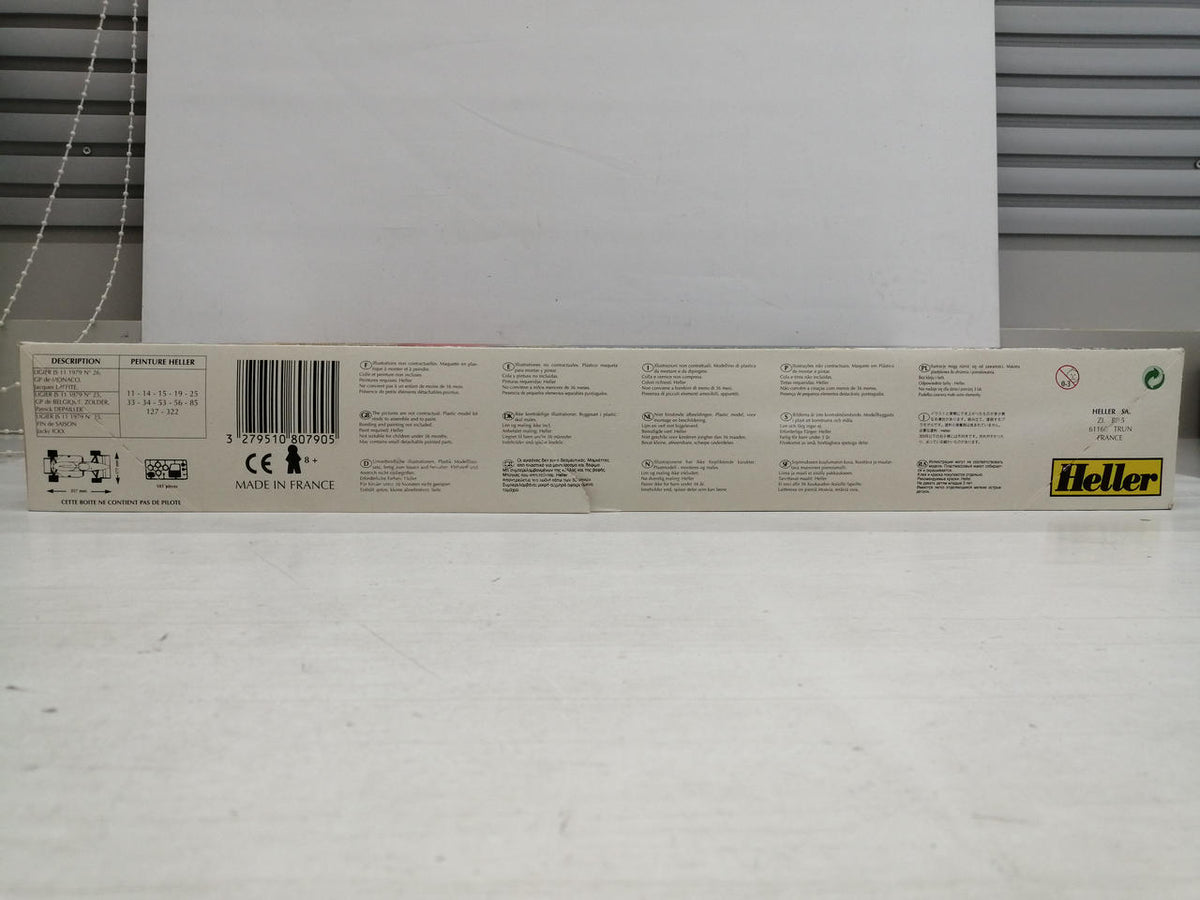 HELLER Scale Model 1/12 F-1 JS 11-1979-