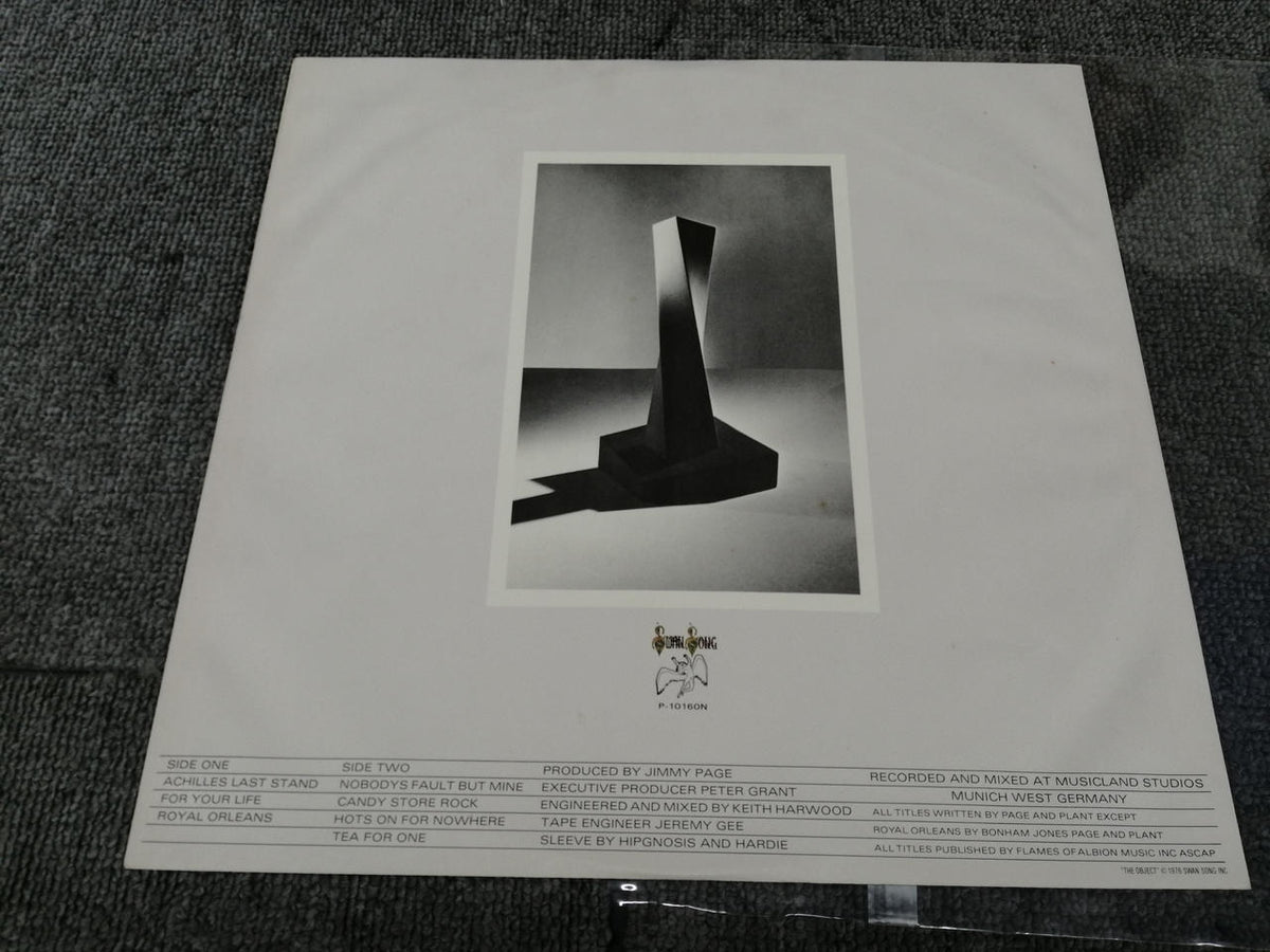 SWAN SONG LED ZEPPELIN/PRESENCE P-10160N