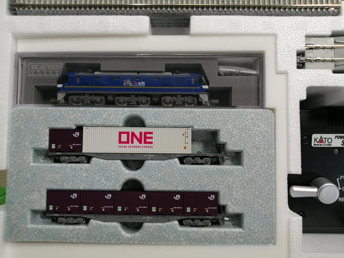 KATO N Gauge Starter Set EF210 Container Train