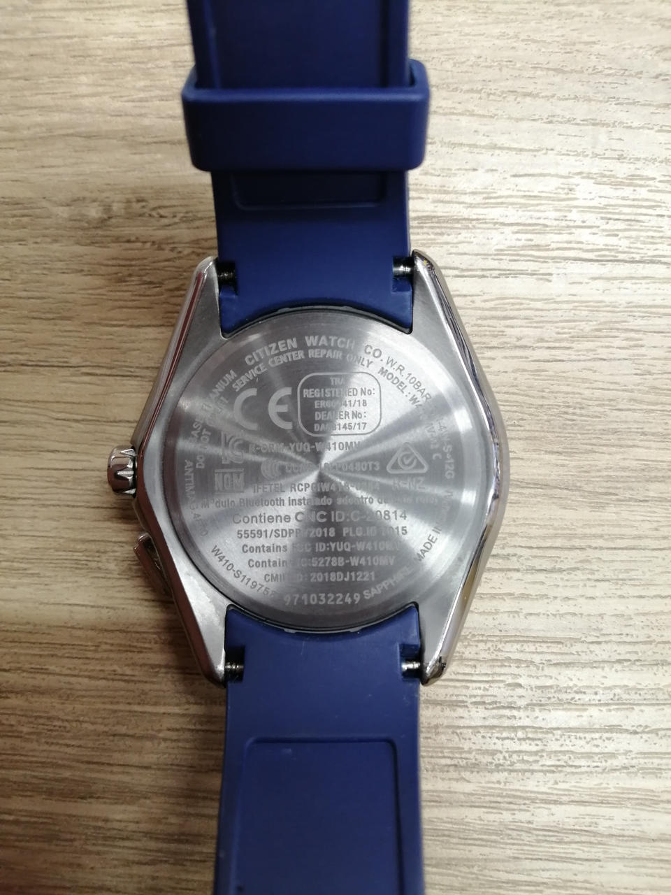 CITIZEN ECO-DRIVE BLU×SLV/W410-S119758