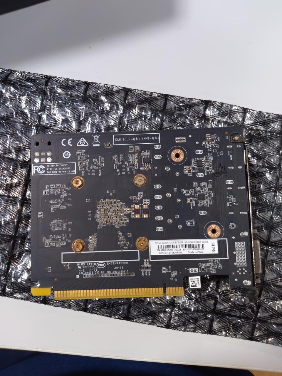 ZOTAC Graphics Board: GEFORCE GTX1650