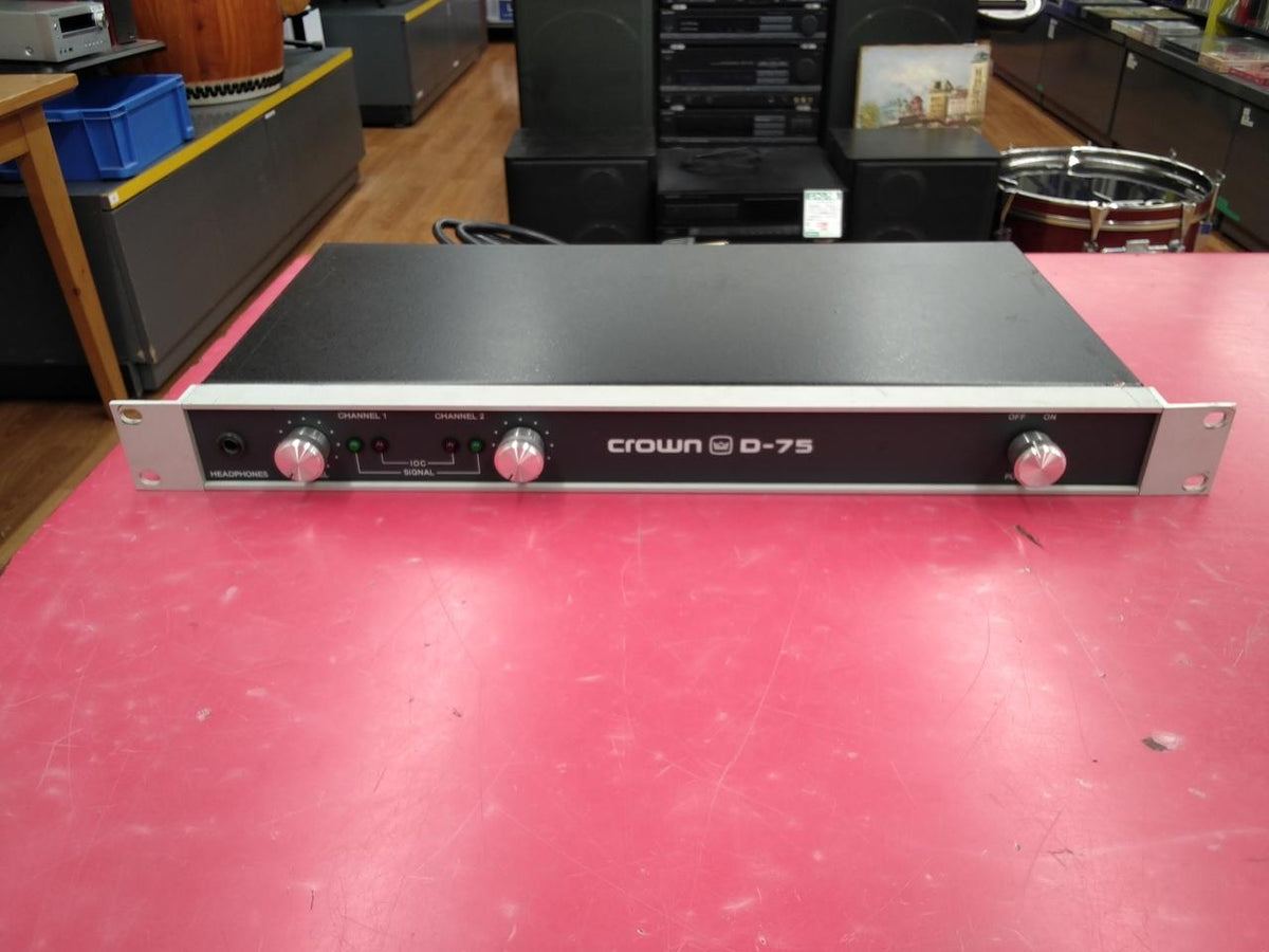 CROWN PA Power Amplifier D-75
