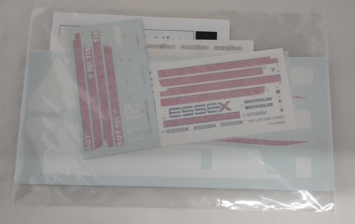 STUDIO27 Lotus 88 ESSEX 1981 Resin Kit 1/20 LOTUS 88 ESSEX 1981