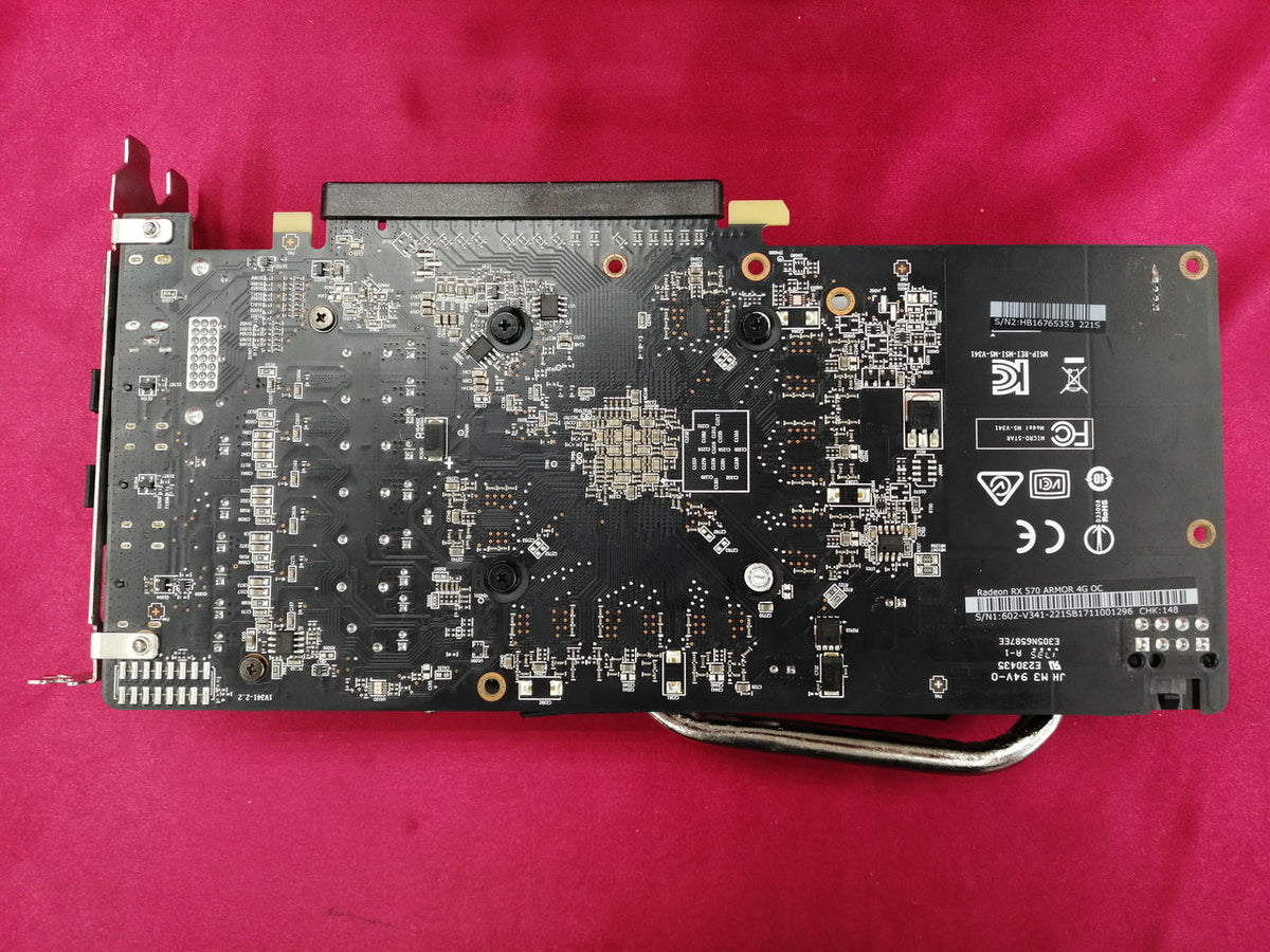MSI Graphics Card: RADEON RX570 ARMOR 4G OC