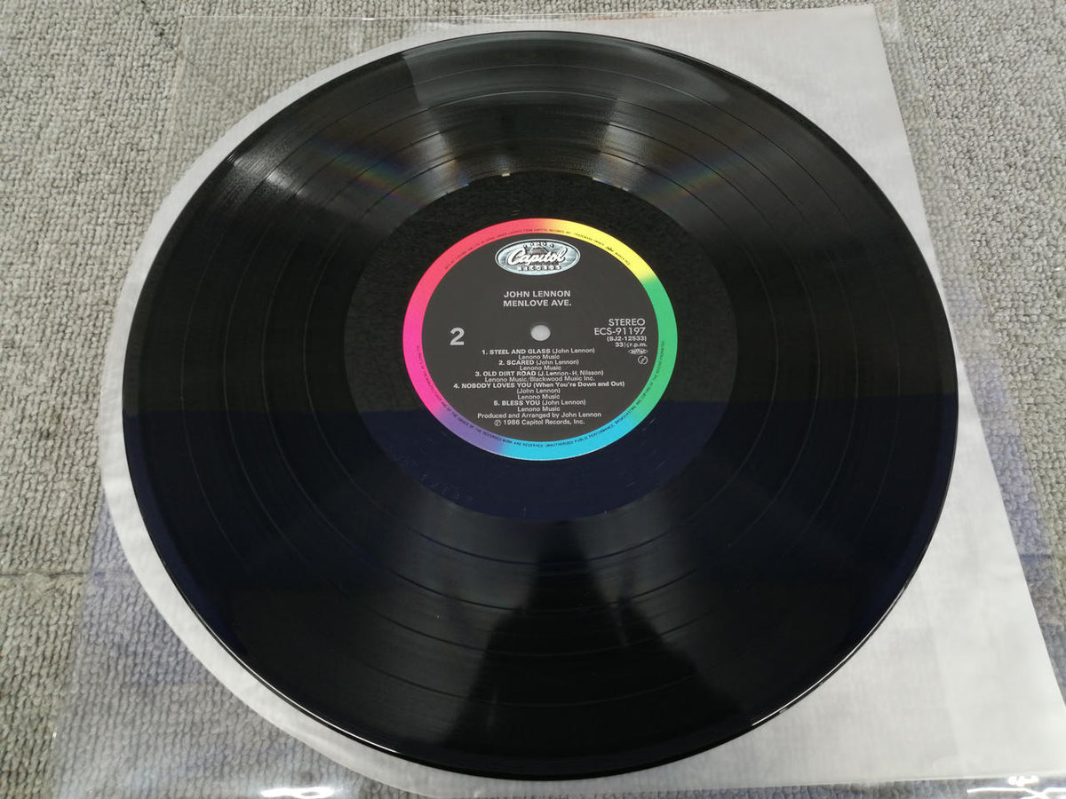 CAPITOL RECORDS JOHN LENNON/MENLOVE AVE ECS-91197