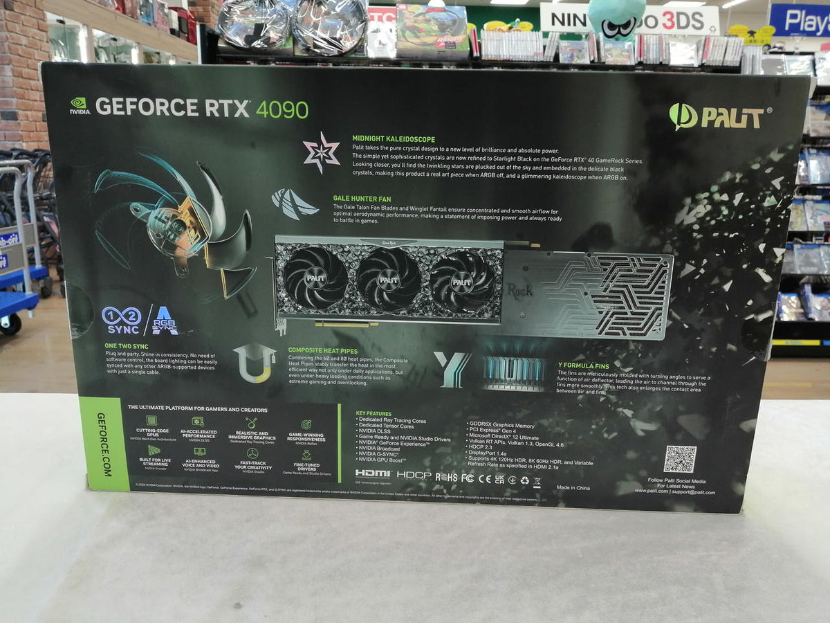 PALIT Graphics Card RTX4090 GAMEROCK OC 24GB