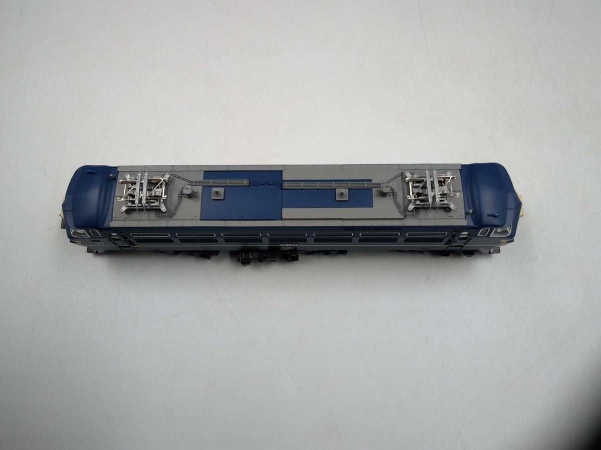 KATO N Gauge EF66 Late Model Blue Train Towing Aircraft - Banzai Thrifting | BanzaiHobby