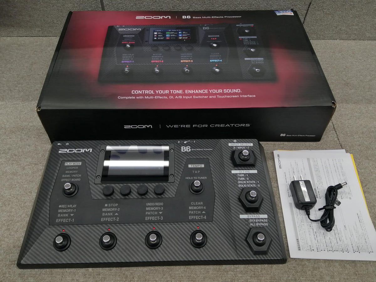ZOOM [Multi-Effector] ZOOM / B6 B6 - Banzai Thrifting | BanzaiHobby