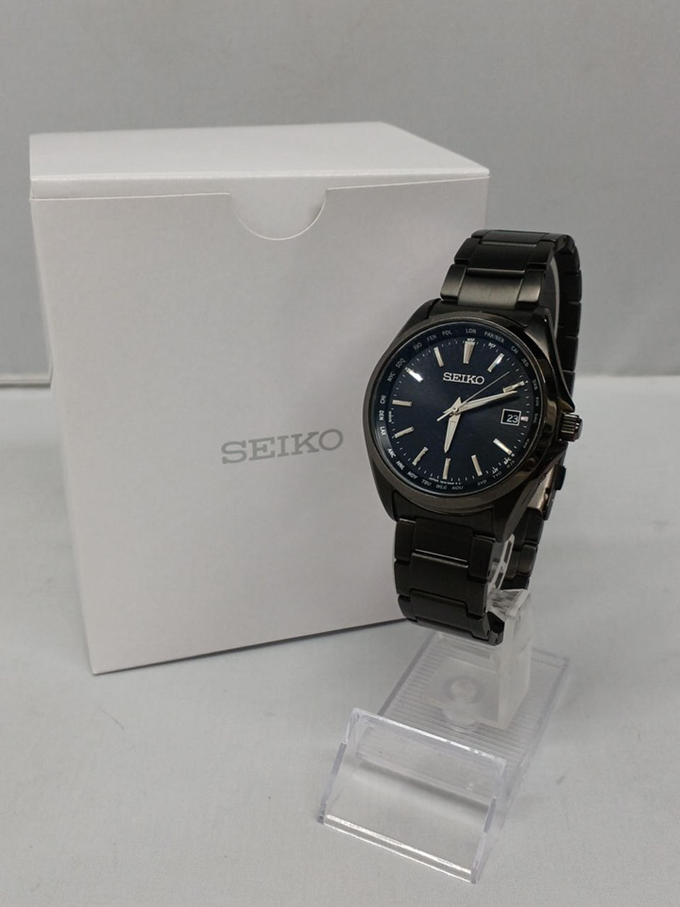 SEIKO Solar Radio-Controlled Wristwatch SBTM333 - Banzai Thrifting | BanzaiHobby