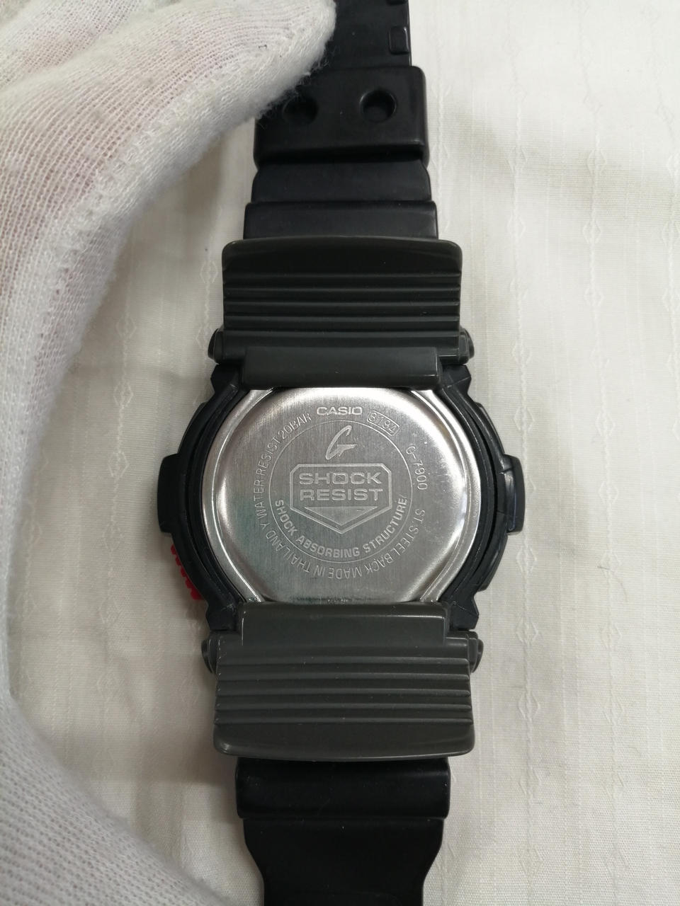 CASIO G-SHOCK G-7900 / Scratches and Stains / Belt Deterioration - Banzai Thrifting | BanzaiHobby