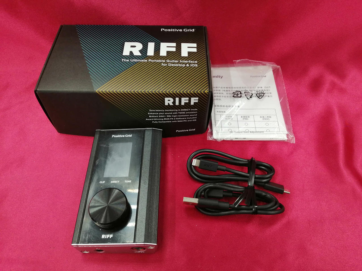 POSITIVE GRID Audio Interface RIFF - Banzai Thrifting | BanzaiHobby