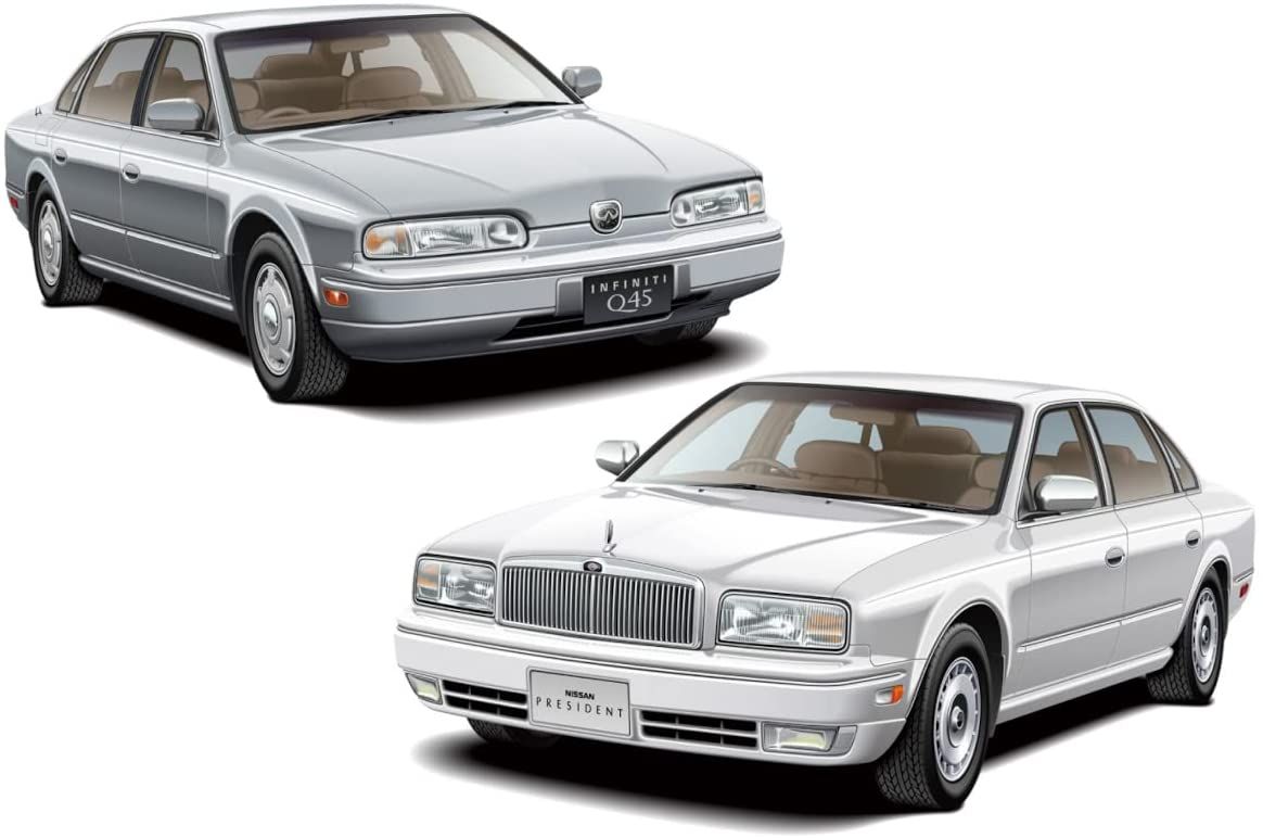 Aoshima Nissan G50 President JS/Infiniti Q45 `89 - BanzaiHobby