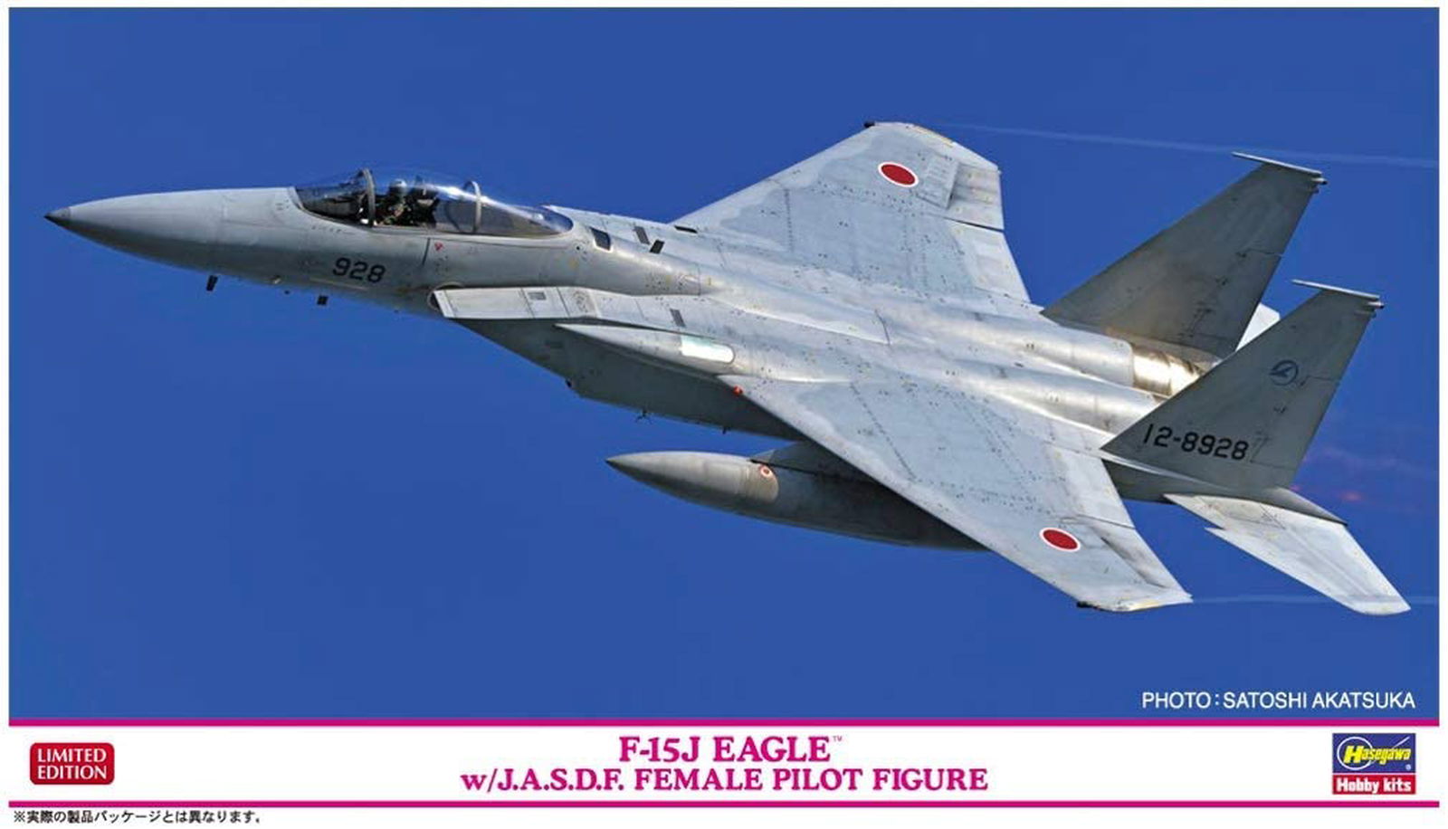 Hasegawa F-15J Eagle w/J.A.S.D.F. Female Pilot Figure - BanzaiHobby