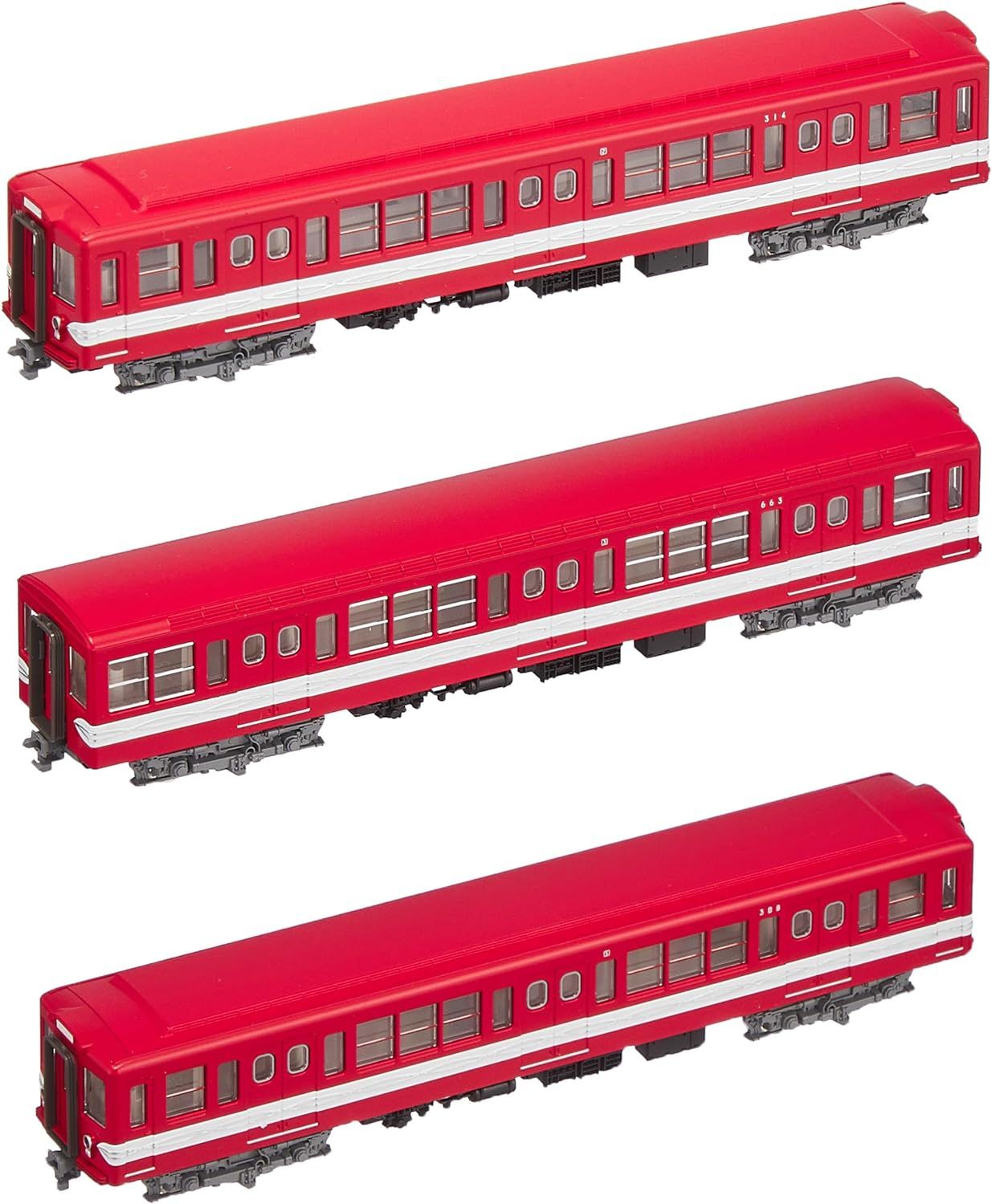 KATO 10-1135 Subway Train 500  Red 3-Car Set - BanzaiHobby