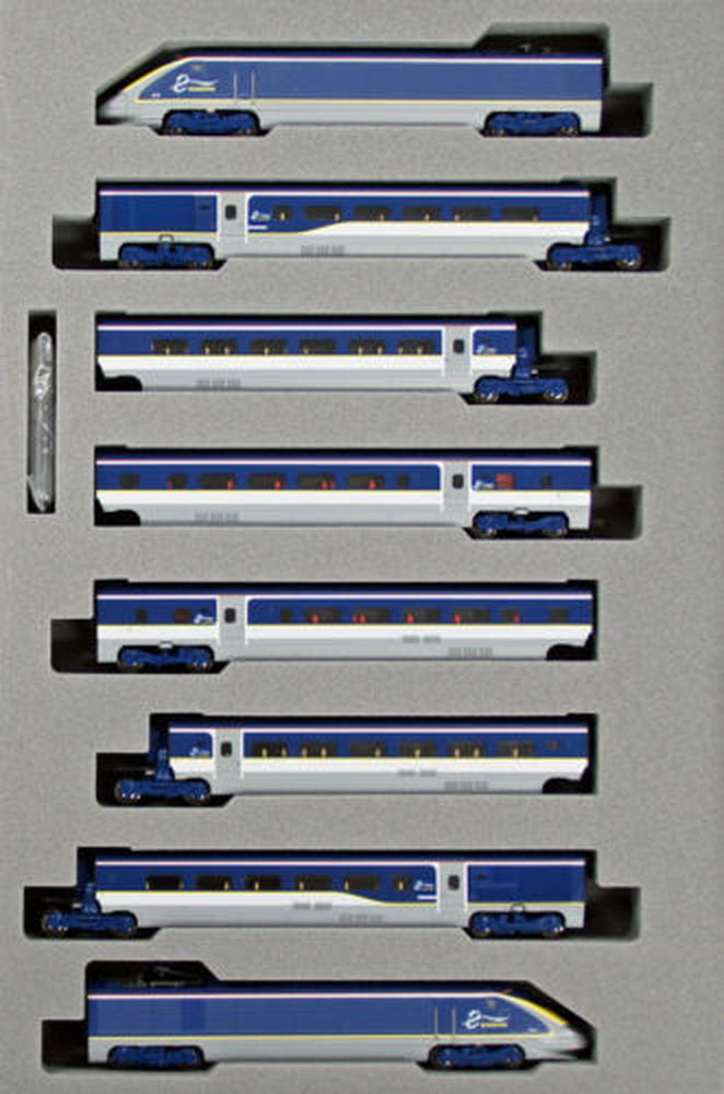 KATO 10-1297 EUROSTAR TM e300 (Eurostar New Color) (Basic 8-Car Set) - BanzaiHobby