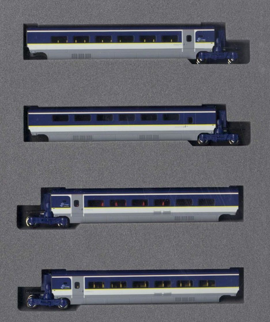 KATO 10-1298 EUROSTAR TM e300 (Eurostar New Color) (Add-On 4-Car Set) - BanzaiHobby