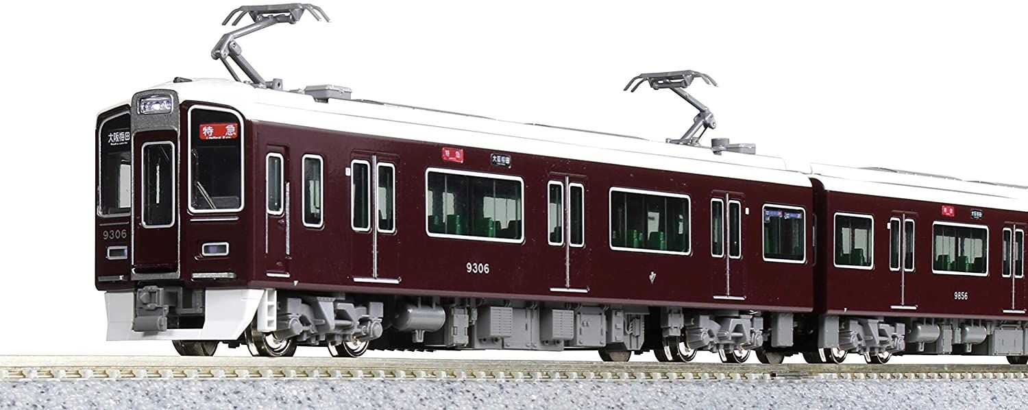 KATO 10-1365 Hankyu Series 9300 Kyoto Line Standard Four Car Set (Bas - BanzaiHobby