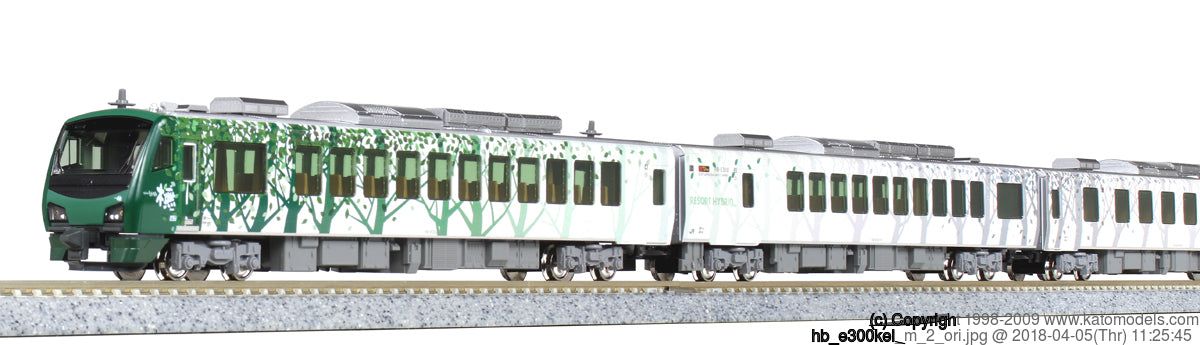 KATO 10-1463 Series HB-E300 Resort Shirakami (Buna Formation) 4 Car - BanzaiHobby