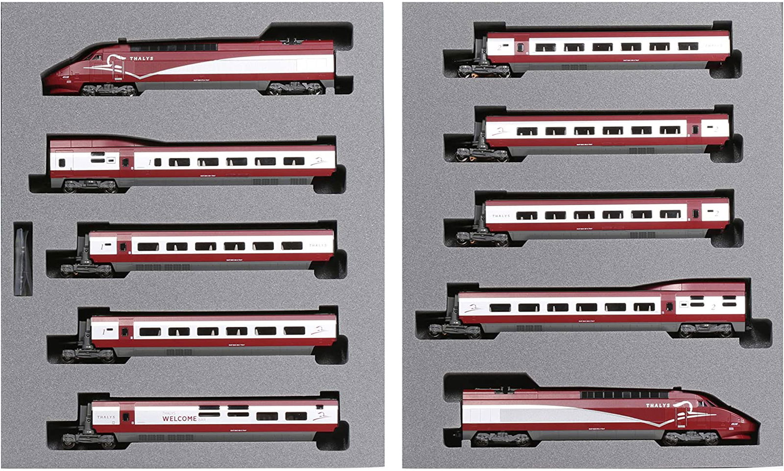 KATO 10-1657 Thalys PBA New Color Ten Car Set (10-Car S - BanzaiHobby