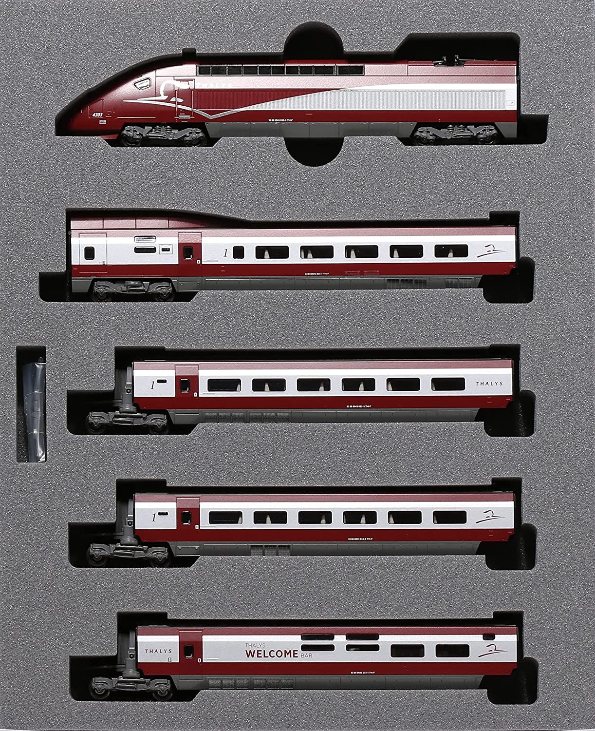 KATO 10-1658 Thalys PBKA New Color Ten Car Set (10-Car Set) - BanzaiHobby