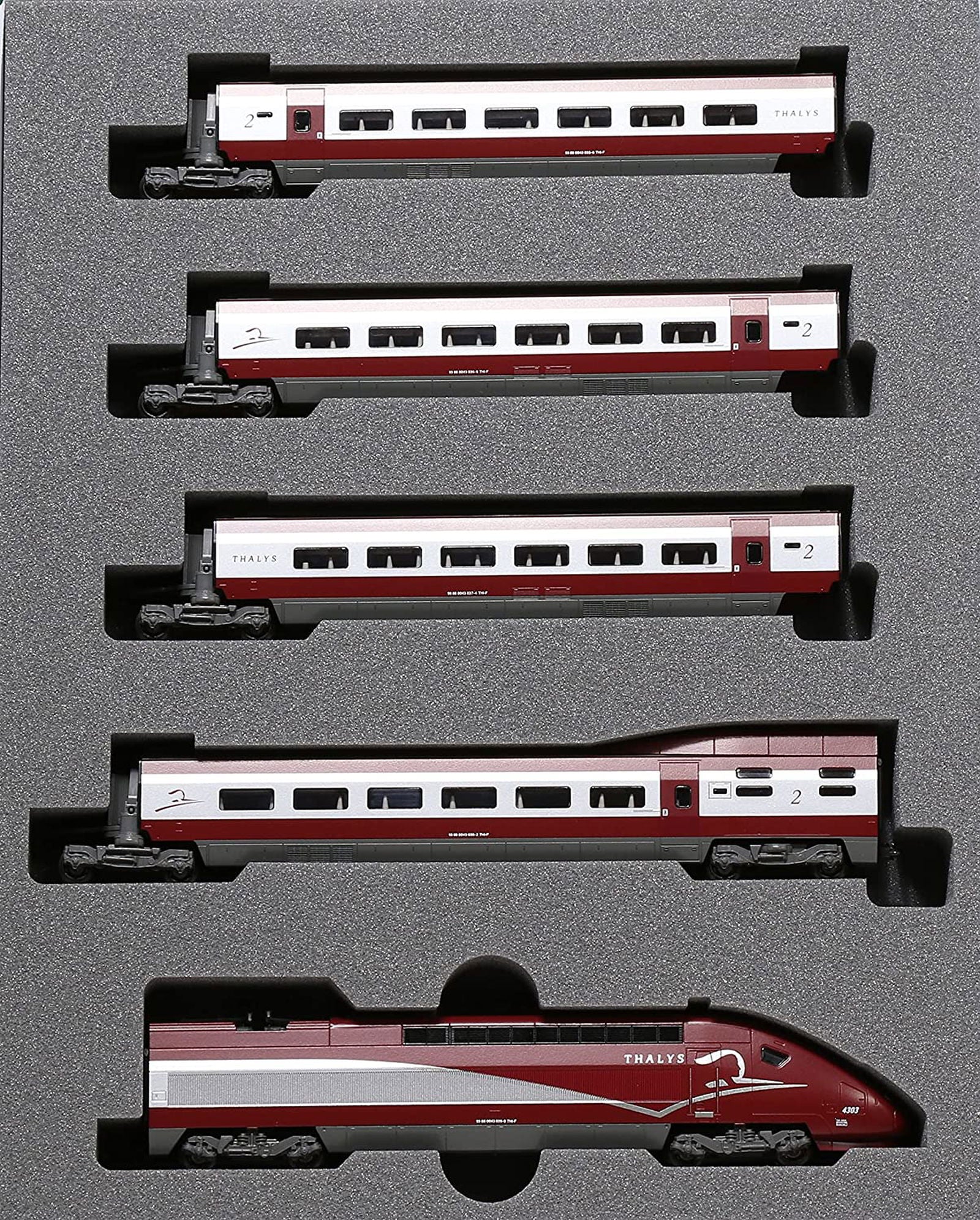 KATO 10-1658 Thalys PBKA New Color Ten Car Set (10-Car Set) - BanzaiHobby