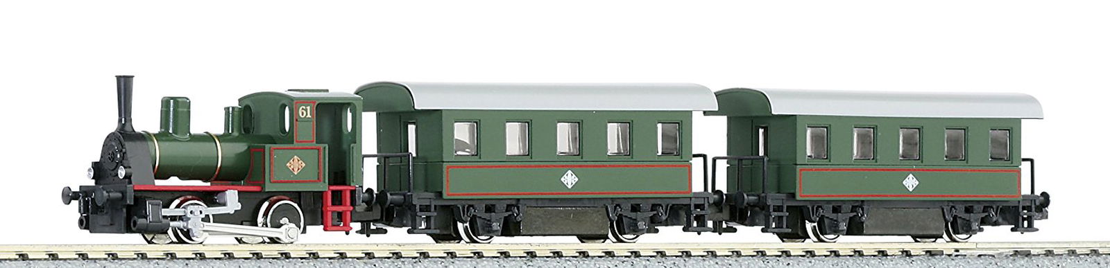 KATO 10-500-1 Steam Locomotive of Fun Town 3-Car Set - BanzaiHobby