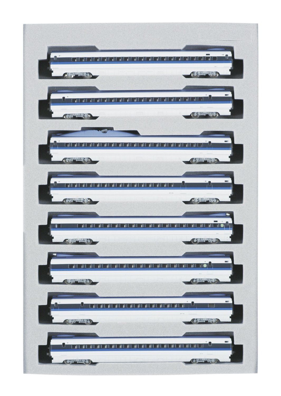 KATO 10-512 Shinkansen Series 500 Nozomi Add-On 8-Car Set - BanzaiHobby