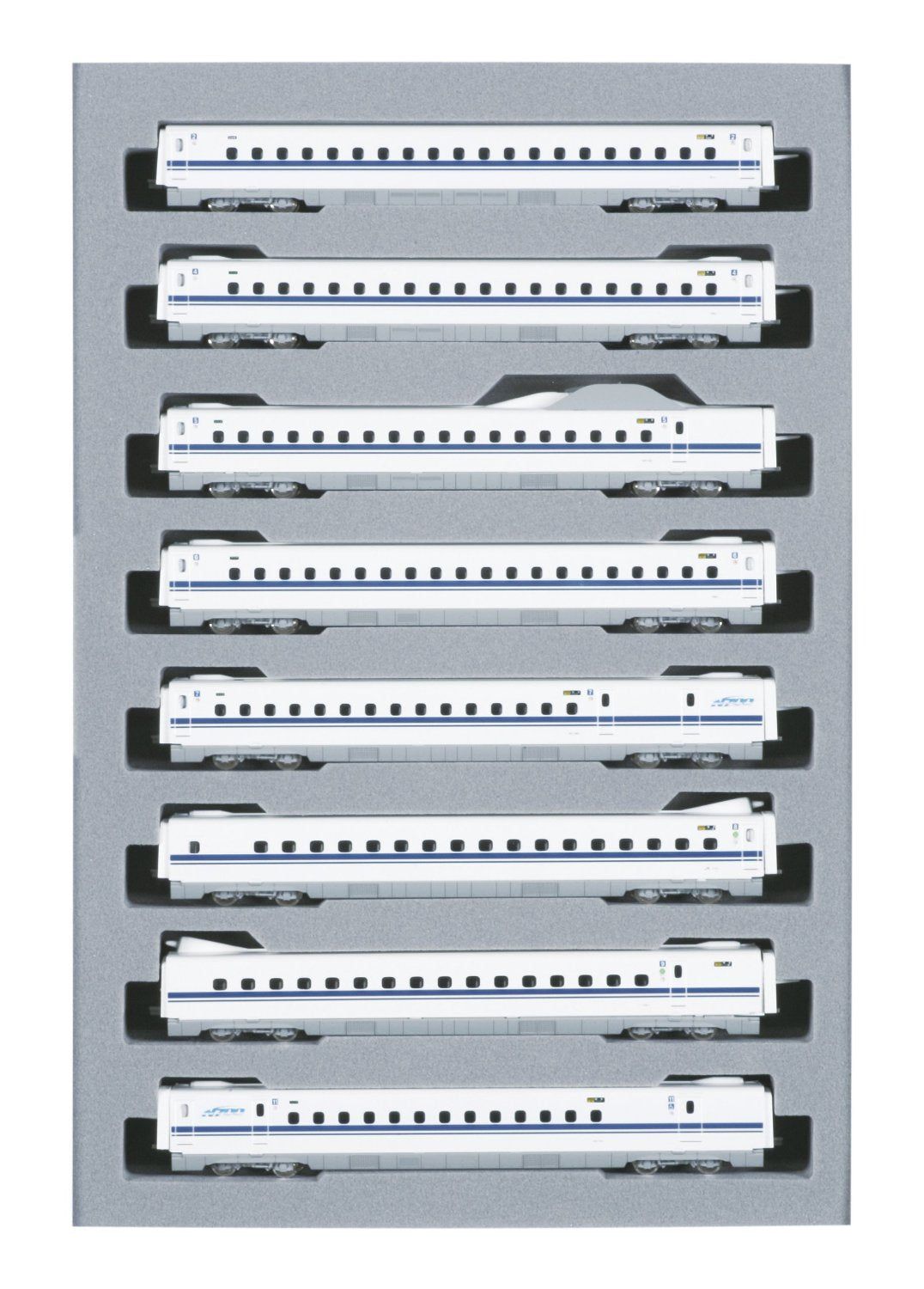 KATO 10-549 Shinkansen Series N700 Nozomi Add-On 8-Car Set - BanzaiHobby