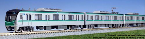 KATO 10-878 Tokyo Metro Chiyoda Line Series 16000 Add-On 4-Car Set - BanzaiHobby