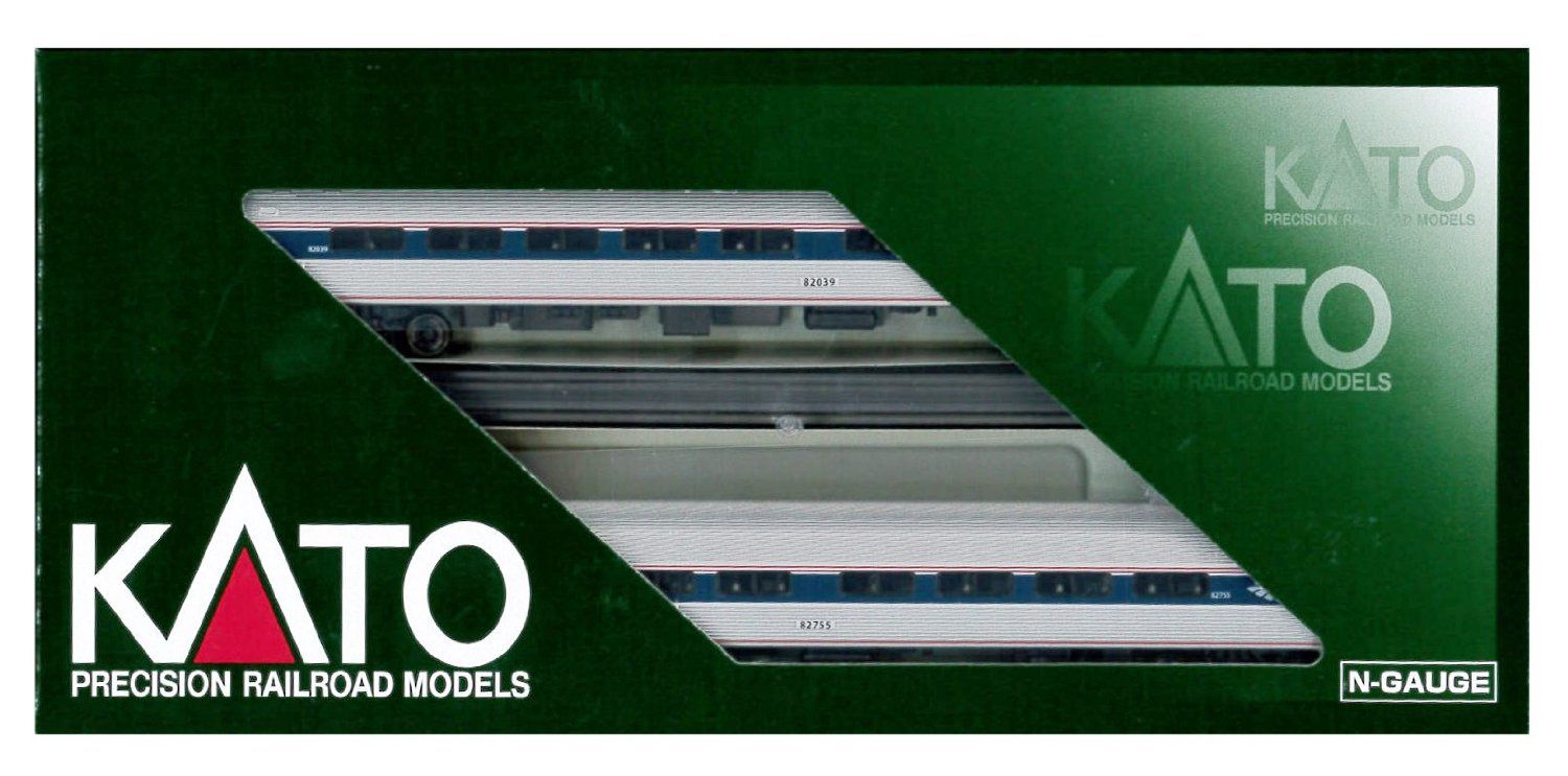 KATO 10711-2 Amtrak Amfleet I Coach Phase VI - BanzaiHobby