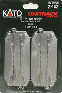 KATO 2-142 Unitrack Rerailer Track 123mm S123RE 2pcs - BanzaiHobby