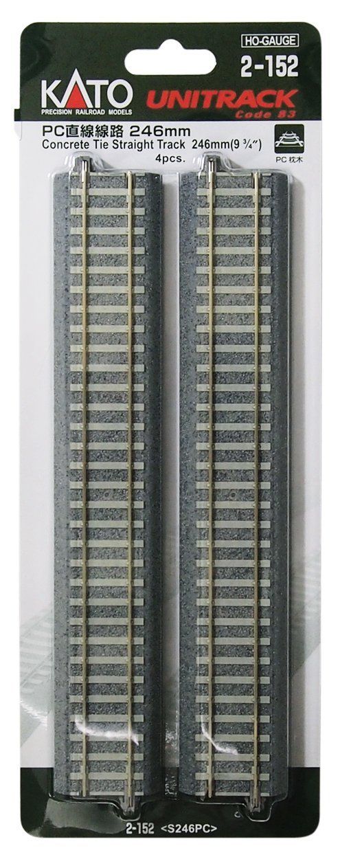 KATO 2-152 Unitrack PC Straight Line 246mm (4) - BanzaiHobby