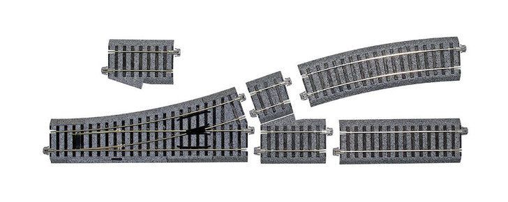 KATO 2-853 (HO) Unitrack Right Turnout R550 - BanzaiHobby