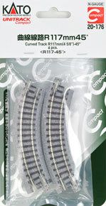KATO 20-176 Unitrack Compact Curved Track - BanzaiHobby
