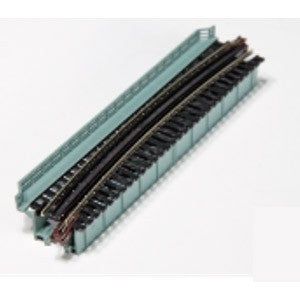 KATO 20-472 Unitrack Single Track Deck Girder Curved Bridge, Gray, R1 - BanzaiHobby