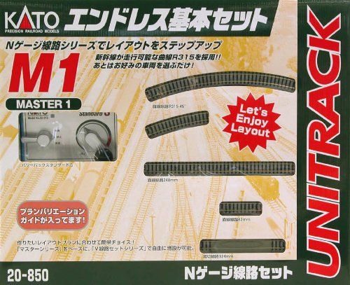 KATO 20-850 Unitrack M1 Basic Endless Oval Track Set inc. Power Pack - BanzaiHobby