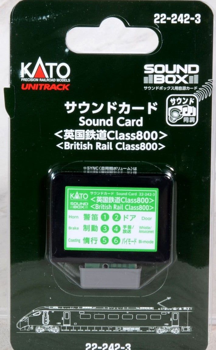 KATO 22-242-3 Unitrack Sound Card `Class800` [for Soun - BanzaiHobby