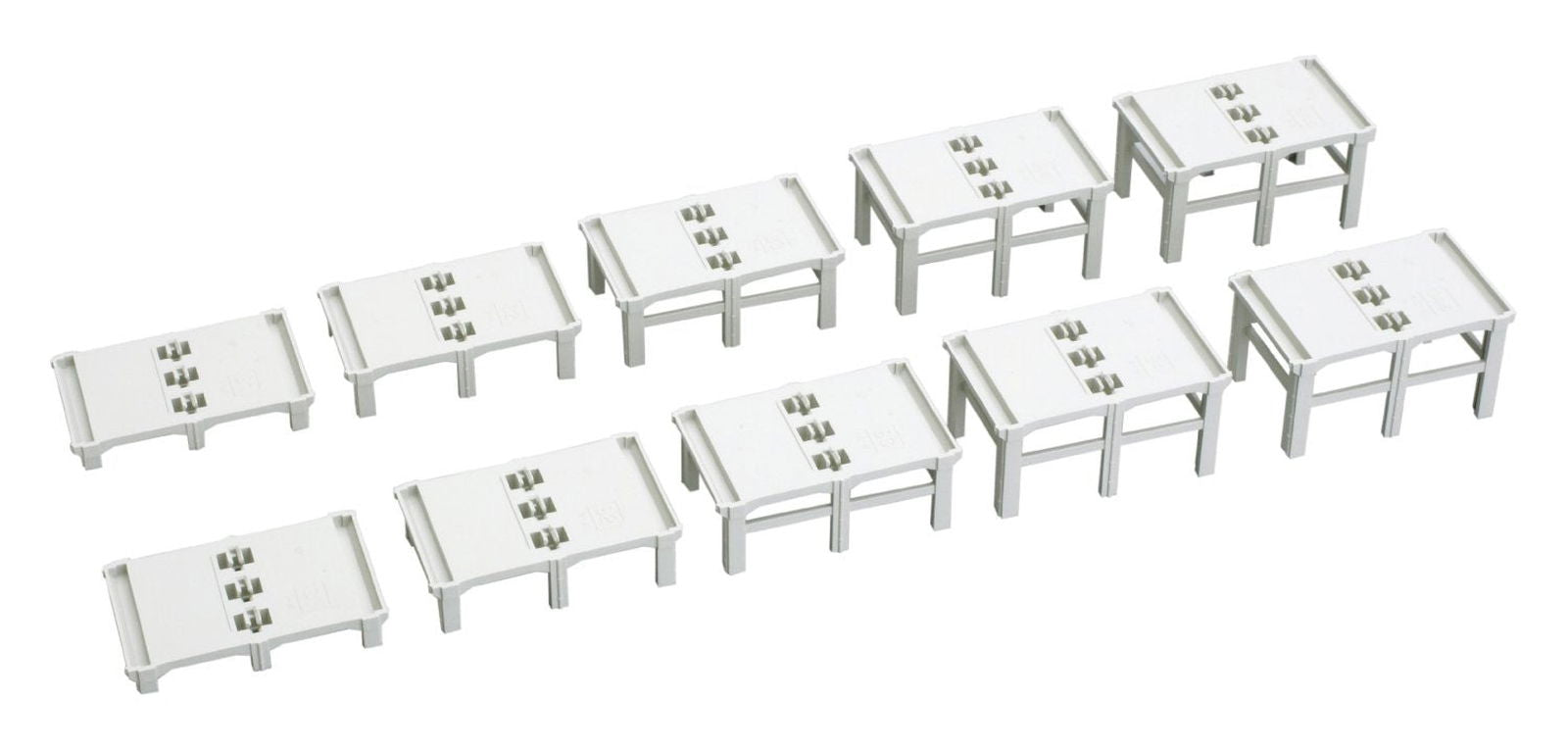 KATO 23-049 Double Track Incline Auxiliary Pier Set - BanzaiHobby