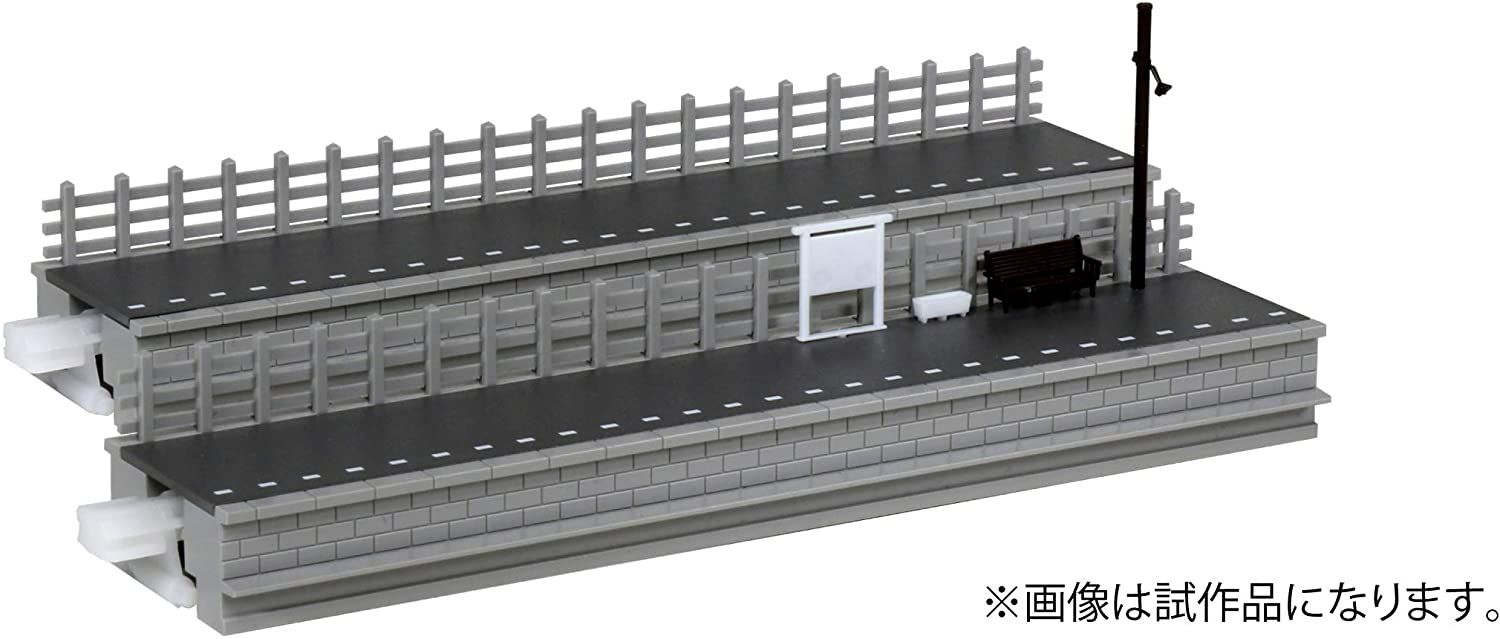 KATO 23-133 Local Line One-Sided Platform (2 Pieces) - BanzaiHobby