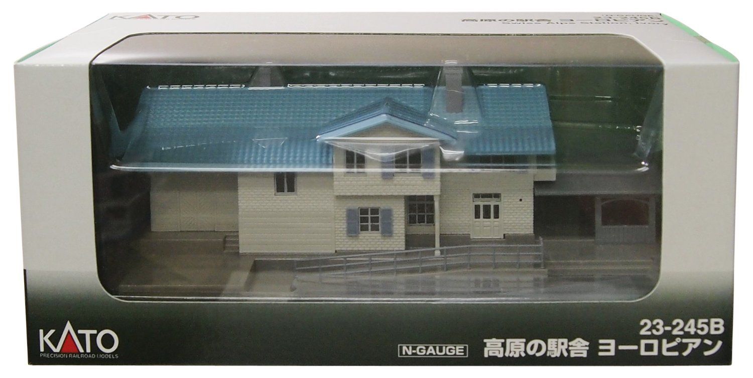 KATO 23-245B Swiss Alps Station, Ivory - BanzaiHobby