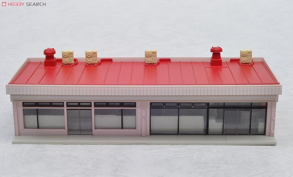 KATO 23-408A DioTown Small Strip Mall, Red - BanzaiHobby