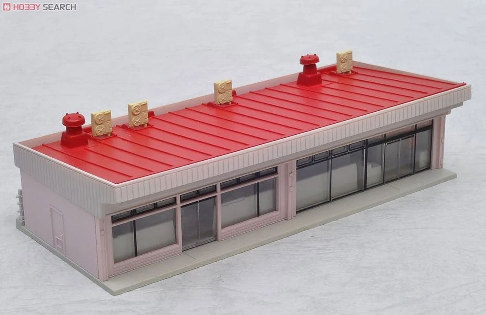 KATO 23-408A DioTown Small Strip Mall, Red - BanzaiHobby