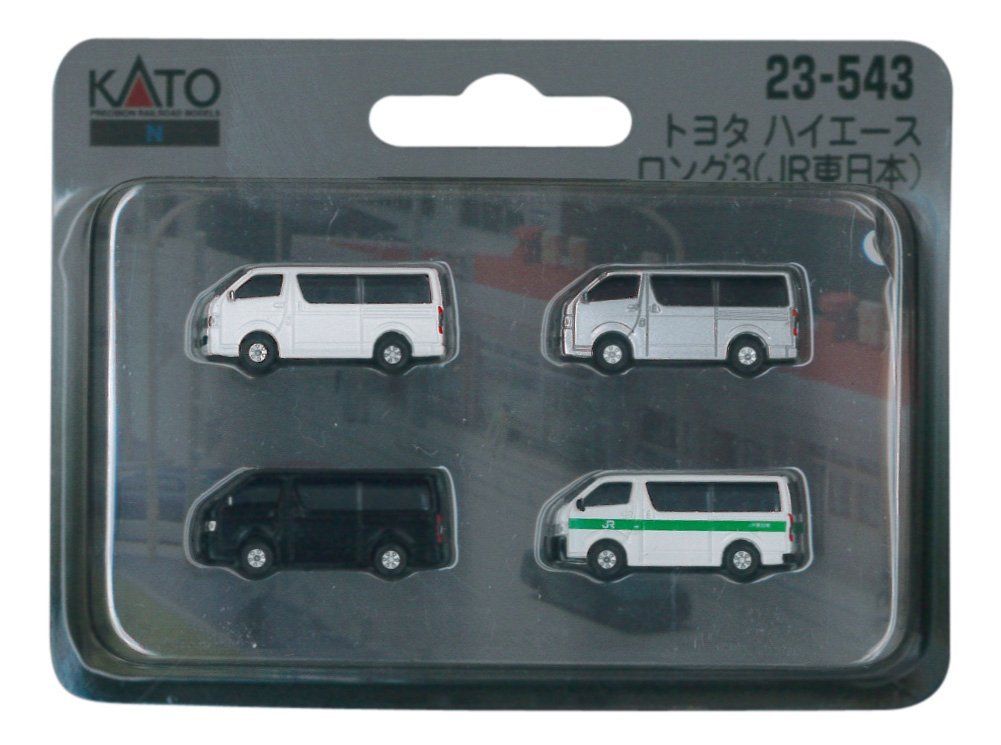 KATO 23-543 Toyota Hiace Long 3 [East Japan Railway] 4pcs - BanzaiHobby
