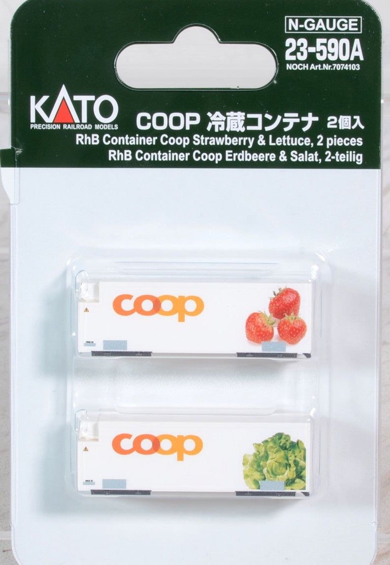 KATO 23-590A COOP Refrigerated Container (2 Pieces) - BanzaiHobby